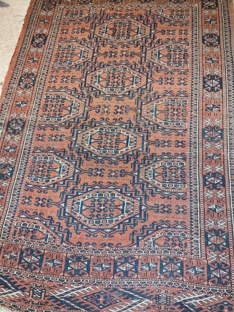 Afghan Rug Antique Vintage Knotted Cotton Wool Native American Apchae Carpet