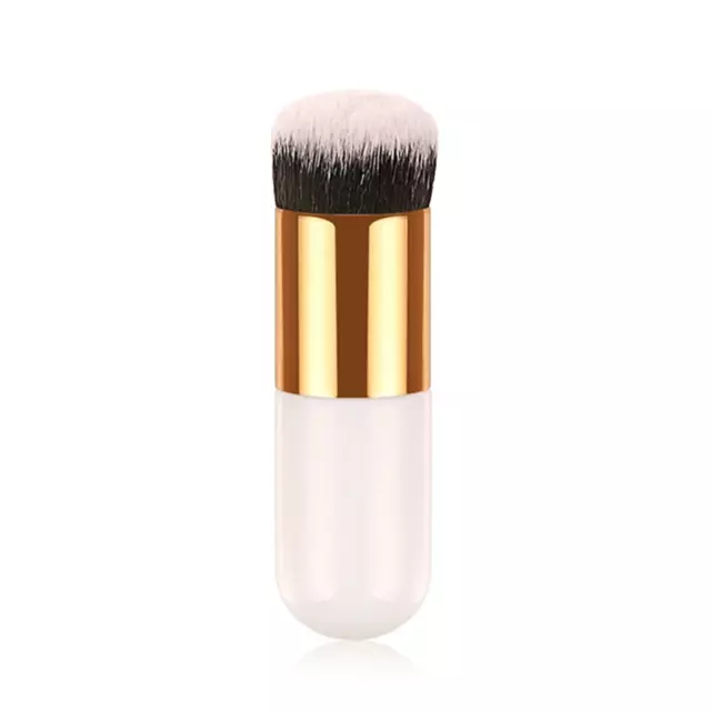 Foundation Brush Chubby Flat Creams Makeup Powder Blusher Concealer M8Z9