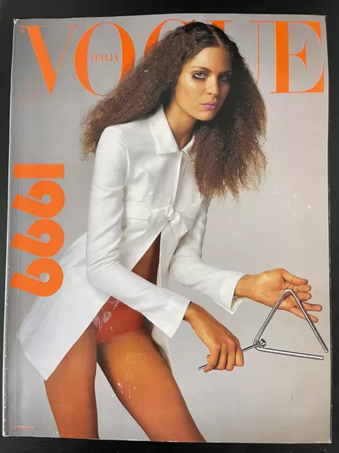 VOGUE ITALIA MAG Jan 1990 : Frankie Rayder by Steven Meise