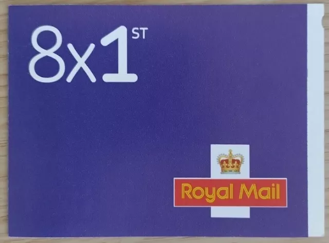 Royal Mail First Class Stamps Book Of 8 Unused Genuine Barcoded