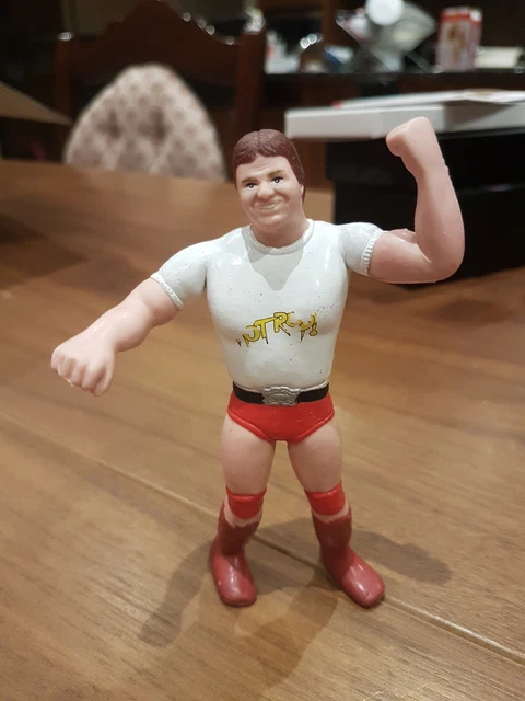 RARE ROWDY RODDY Piper Brown Boots WWF LJN Bendies Action Figure