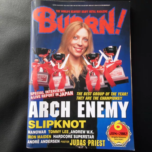 BURRN! June  2002 | JAPAN Hard Rock Heavy Metal Music Magazine ARCH ENEMY