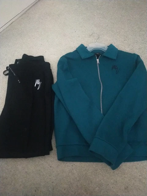 River Island Boys Zipper And Jogger Set. Age 13-14 Years
