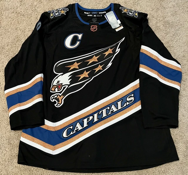 alex ovechkin washington capitals reverse retro jersey size large 52 red
