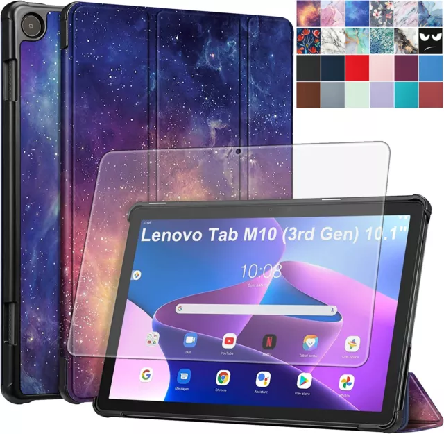 Schutzhülle +9H Panzerfolie Glas Lenovo Tab M10 (3rd Gen) 10,1 2022 TB328 Case-3