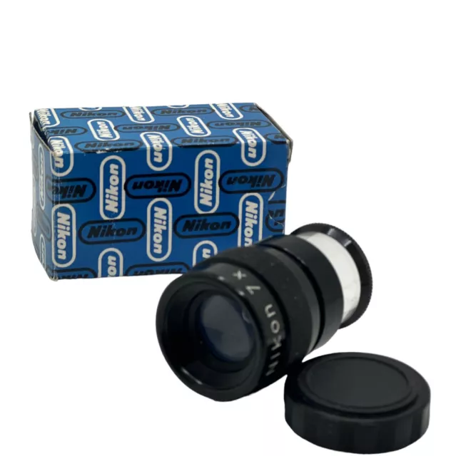 New Nikon High Quality Precision Loupe Loupe 7x Magnifier with Box