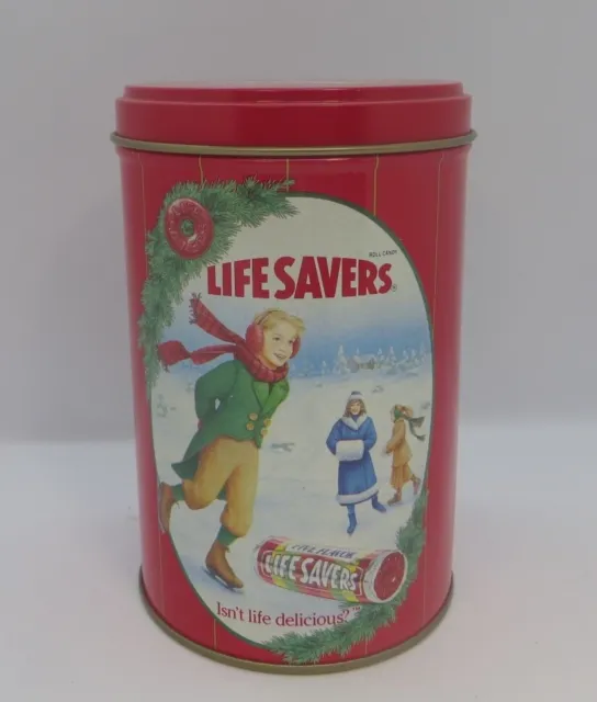 Life Savers 1991 Limited Edition Holiday Keepsake Tin, Used Excellent Condition