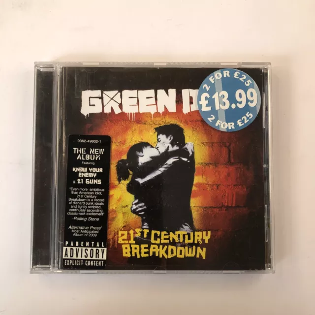 Green Day Album CD 21st Century Breakdown (Parental Advisory, 2009)