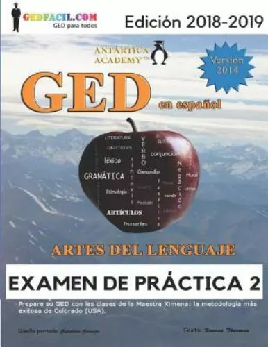 GED En Español - Artes del Lenguaje - Examen de Práctica 2, Like New Used, Fr...