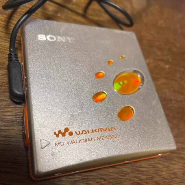 SONY MD Walkman MZ-E520 (PK) Reproductor de minidiscos MDLP JUNK de Japón