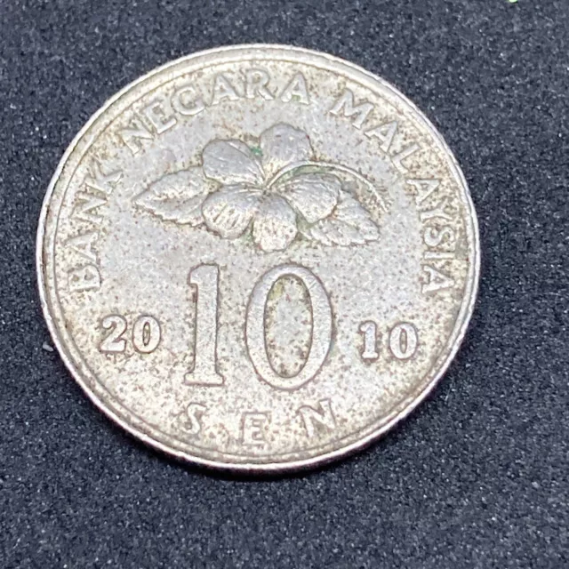 Coin / Malaysia / 10 Sen / 10 Cent/ 2010