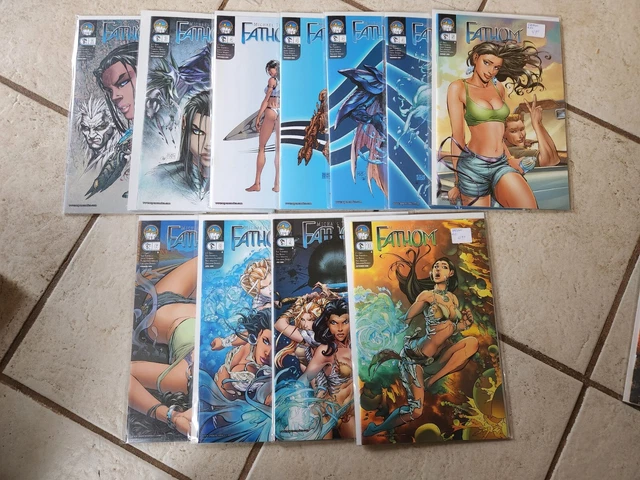 Michael Turner's Fathom 11 Comic Lot #2, 3, 4, 5, 6, 8, 9, 10 Top Cow/Image
