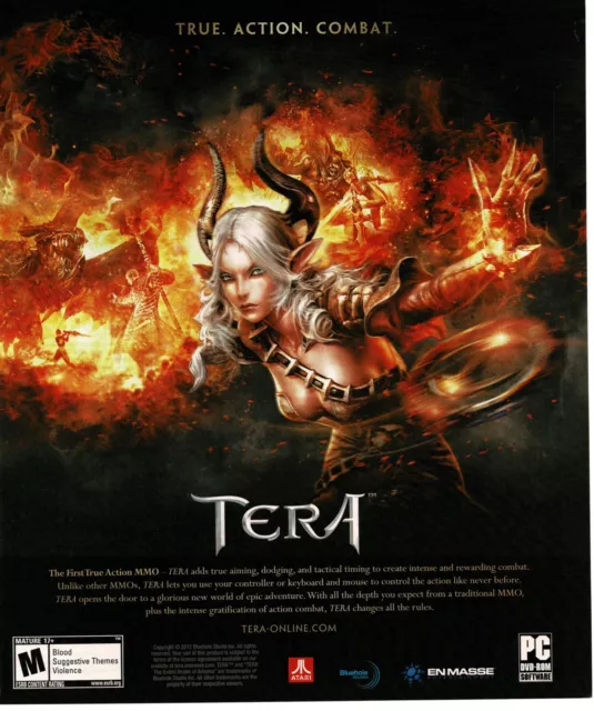 2012 Tera Video Game Vintage Print Ad