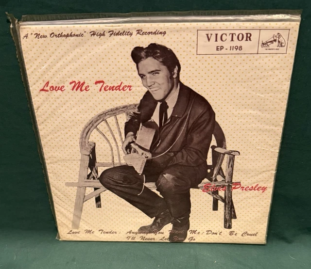 ELVIS PRESLEY RCA EP -1198 Love Me Tender 45 EP Japan Original 1957 ...