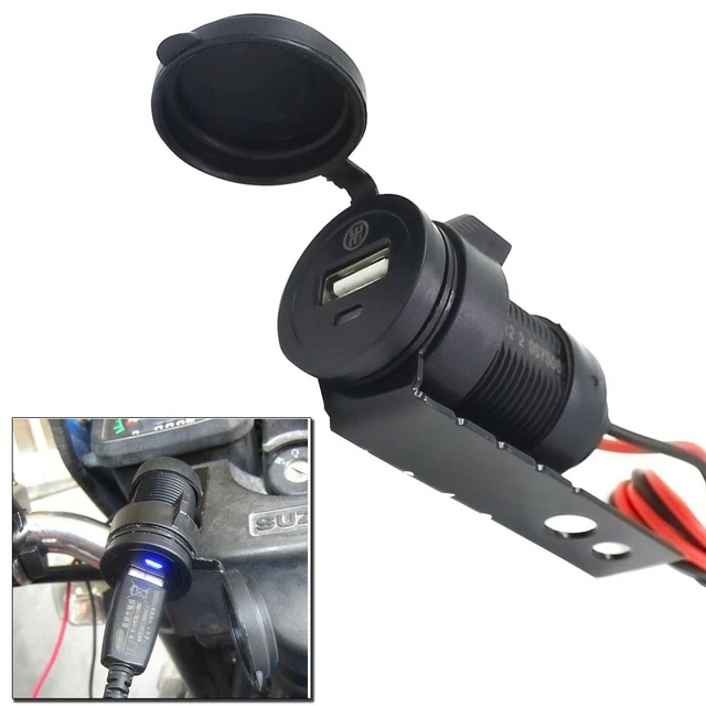 Manubrio Moto Caricatore USB Cellulare Alimentazione Plastica Mobile Nuovo Caldo
