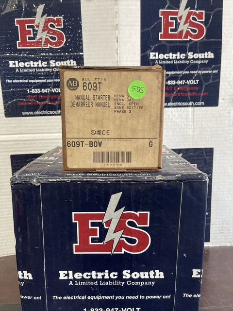 Allen Bradley 609T-BOW Manual Mother Starter Series G Size 1