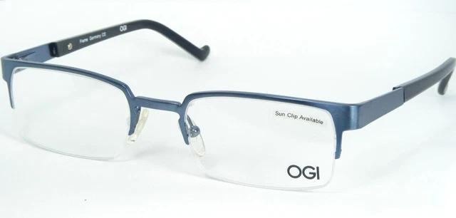 OGI Mod. 9604 Col. 937 Blu Occhiali da Sole Metallo Telaio 50-20-135mm Germania
