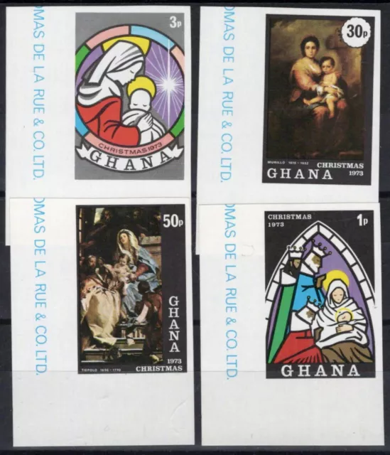 ZAYIX Ghana 508-511 MNH Imperf Christmas Madonna & Child 042623S167