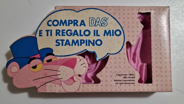 Vintage Pink Panther Pantera Rosa Play Das Stampino 1984 Anni 80