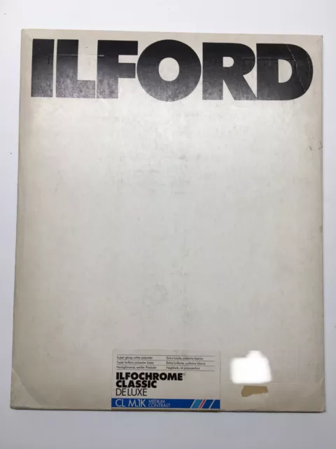 Papel fotográfico Ilford Ilfochrome Classic de luxe RC super glossy 20x25 (10)