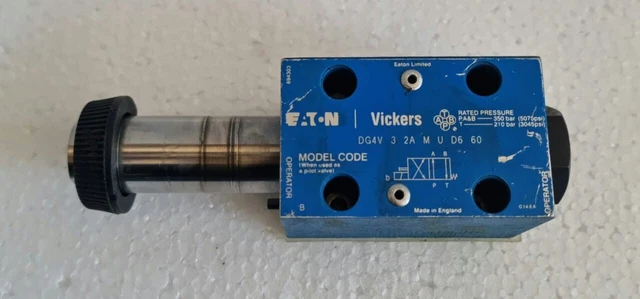 Eaton Vickers Dg4V-3-2A-M-U-D6-60 Solenoid Valve Directional Valve No Coil *New*
