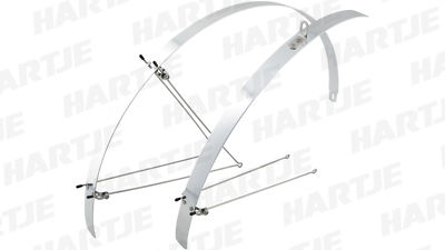 0.341.944/7 CONTEC Protezione Lamiera Set FLAT Fender 28 pollici Alu 32 mm argento 