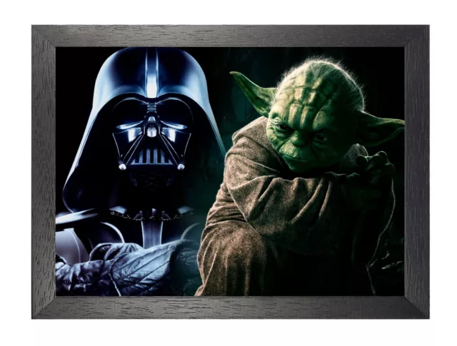 Star Wars 2 Yoda Darth Vader Epic Classic Space Film Photo Movie Print Poster