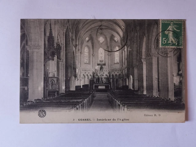 CPA 60 OISSEL - Intérieur de l'Eglise
