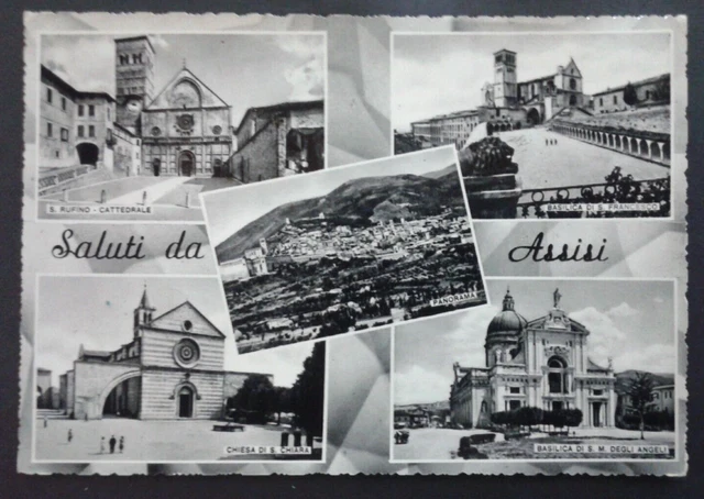 Cartolina - Assisi - (Pg) -  Vedute    - Viaggiata  -