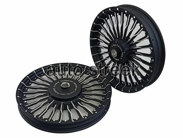 ROYAL ENFIELD NEW Classic 350 cc REBORN Front & Rear 26 Spoke Alloy ...