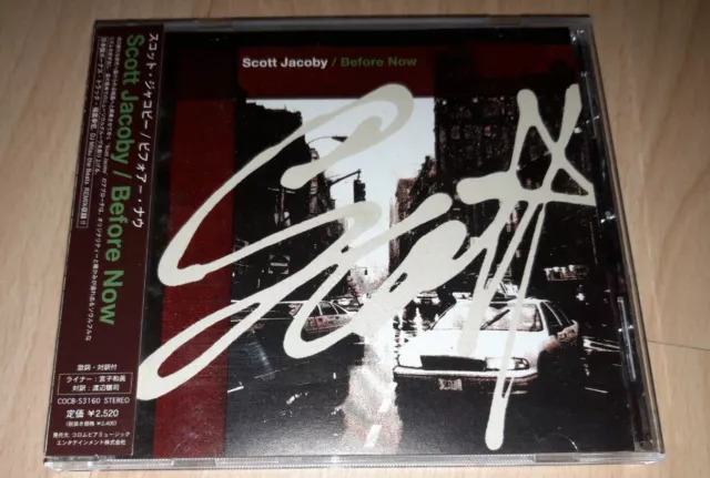 SCOTT JACOBY - Before Now - Album CD Japan Soul Funk Pop R&B + 2 Bonus Tracks