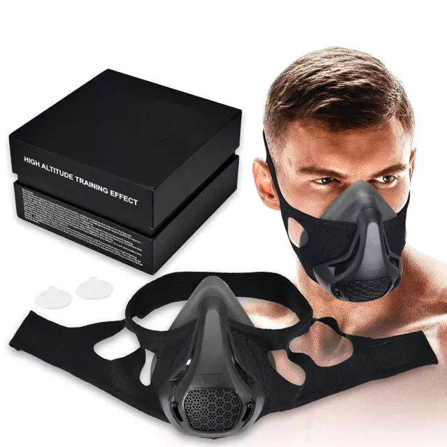 Hight Altitude Mask Training Men 24 Breathing Level Face Masks Elevation Running