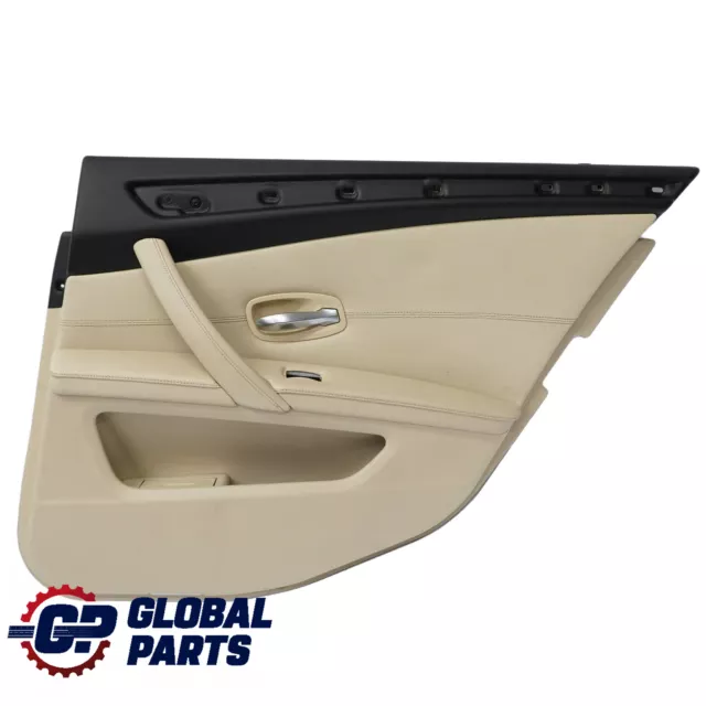 Carte de Porte BMW E60 E61 LCI Garniture du panneau arrière droit en cuir beige