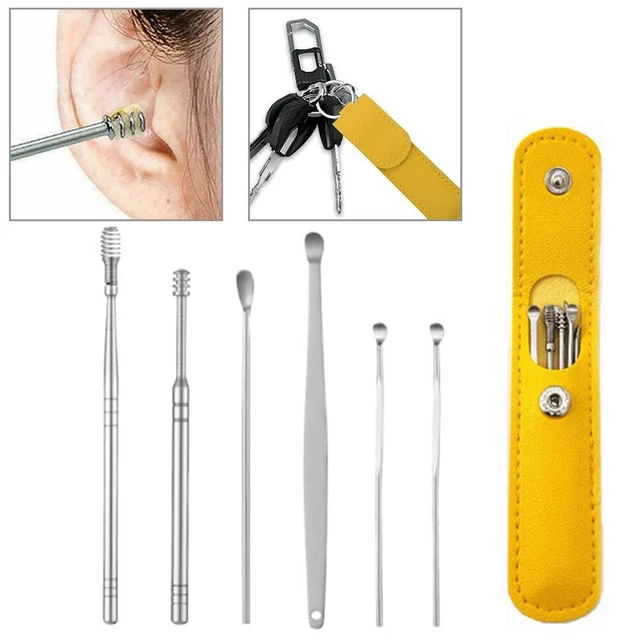 Cuidado de la salud cerumen Picks Ear Wax removedor cuidado de oídos limpiador