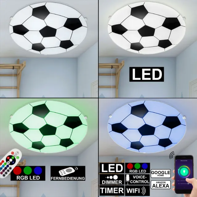 Lámpara de techo lámpara de techo lámpara de habitación infantil control por voz control remoto RGB