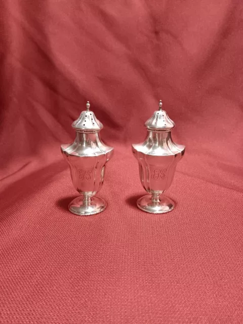 Vintage Sterling Silver Salt and Pepper Shakers Frank Smith