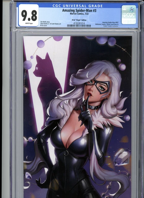 Amazing Spider-Man #3 (2022) Marvel CGC 9.8 White R1co Virgin Variant