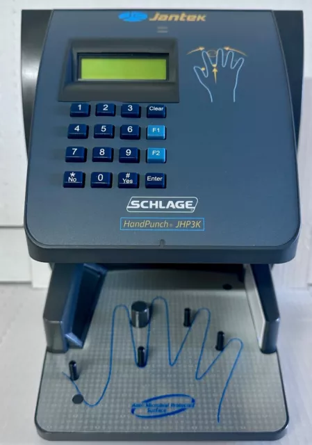 New In The Box Jantek  Handpunch 3000  Ethernet Hand Punch Hp-3000 Jhp3K