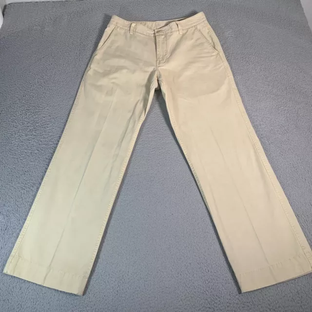 Vineyard Vines Island Pants Mens 30x30 Chino Beige Flat Front Casual Straight