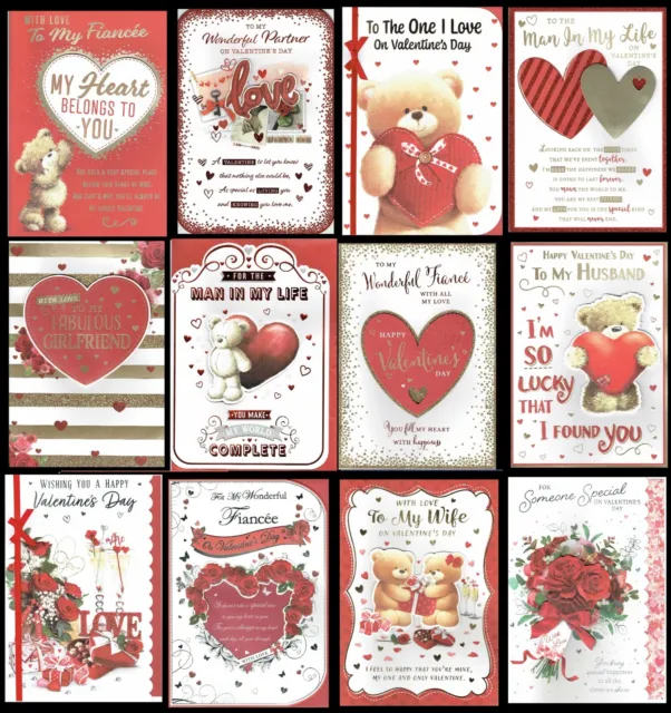 LARGE VALENTINE'S DAY CARD ~ QUALITY Valentines Cards Great Designs and Titles