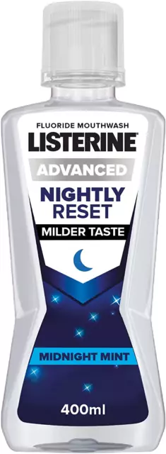 Enjuague bucal Listerine Nightly Reset, 400 ml