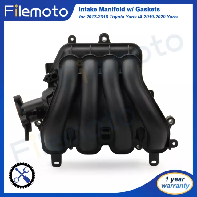 Intake Manifold w/ Gaskets for 16-20 Scion iA Toyota Yaris iA 1.5L 17120-WB002