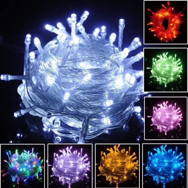 Xmas LED Fairy String Lights Party Christmas Tree Waterproof Outdoor Home Decor