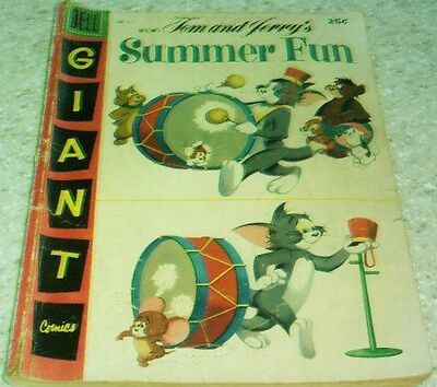 Tom and Jerry's Summer Fun #4, VG/FN (5.0) 1957, 50% off Guide!