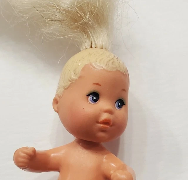 BARBIE DOLL NUDE Only Baby Krissy Blonde Rooted Hair Blue Eyes Sister