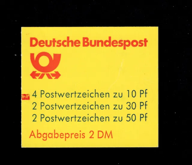 Bund MH 22 af mZ mit Zählbalken, einwandfrei postfrisch, Luxus !!⓴