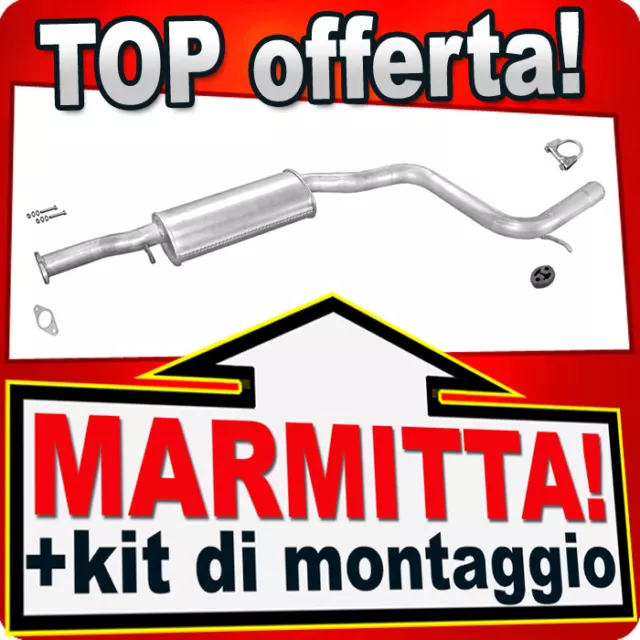 Centrale di Scarico per FORD MONDEO I II 2.5 24V 1994-1999 Marmitta