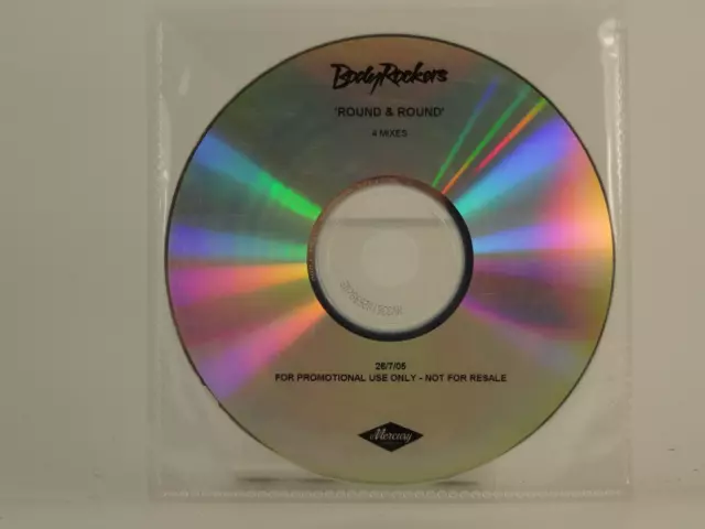 BODYROCKERS ROUND AND ROUND (H1) 4 Track Promo CD Single Plastic Sleeve MERCURY