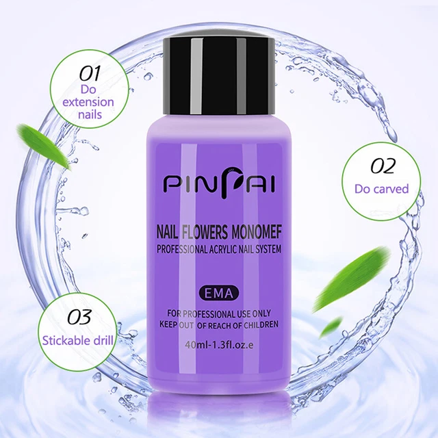 40 ml cristallo acrilico monomero nail art estensione unghie intaglio liquido BII