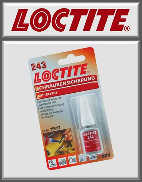 Frein Filet Loctite 243 Solex/Mobylette/Moto/Auto - Chebco (ex